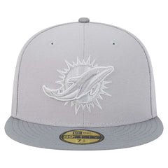 Miami Dolphins New Era Iron Cloud 59FIFTY Fitted Hat