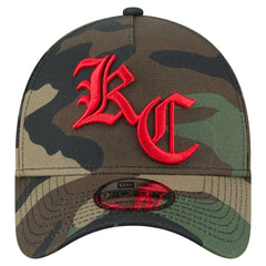 Kansas City Chiefs New Era Mystic Camo A-Frame 9FORTY Adjustable Hat