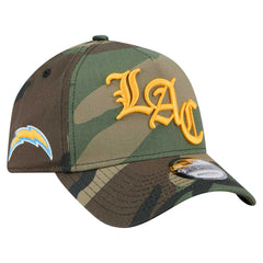 Los Angeles Chargers New Era Mystic Camo A-Frame 9FORTY Adjustable Hat