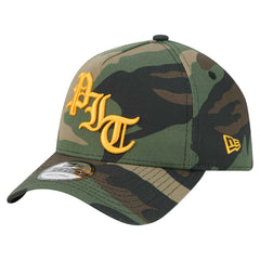 Pittsburgh Steelers New Era Mystic Camo A-Frame 9FORTY Adjustable Hat
