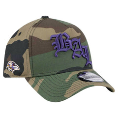 Baltimore Ravens New Era Mystic Camo A-Frame 9FORTY Adjustable Hat