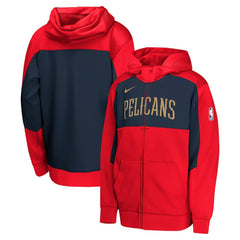 New Orleans Pelicans Youth Authentic On-Court Showtime Performance Full-Zip Hoodie Online