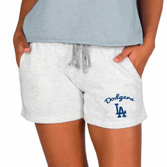 Los Angeles Dodgers Concepts Sport Women's Mainstream French Terry Tri-Blend Shorts | MLB Discount