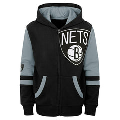 Brooklyn Nets Preschool Straight To The League Full-Zip Hoodie On Sale