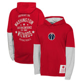 Washington Wizards Youth Small Ball Long Sleeve Hoodie T-Shirt On Sale