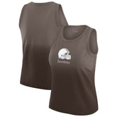 Cleveland Browns WEAR by Erin Andrews x Gracie Hunt Women's Ombre Tank Top