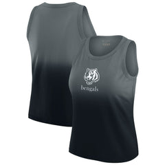 Cincinnati Bengals WEAR by Erin Andrews x Gracie Hunt Women's Ombre Tank Top