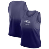 Baltimore Ravens WEAR by Erin Andrews x Gracie Hunt Women's Ombre Tank Top