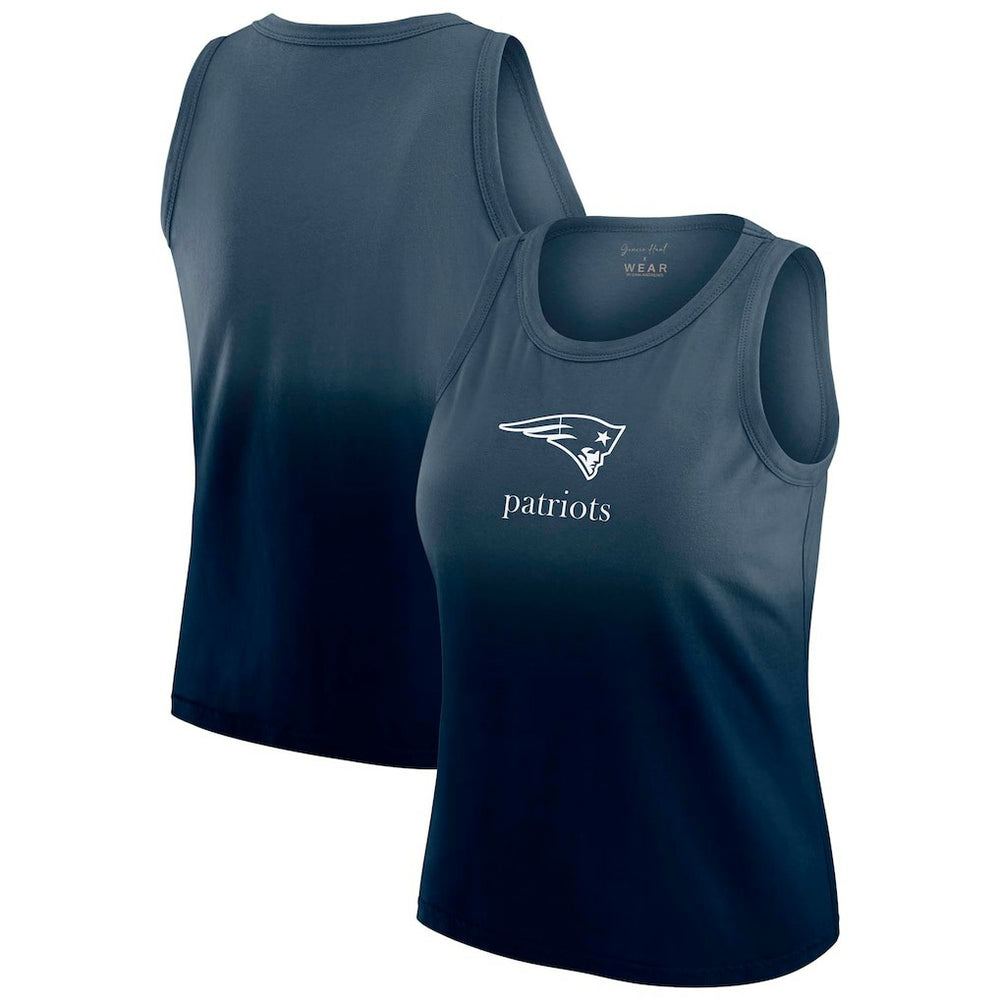 New England Patriots WEAR by Erin Andrews x Gracie Hunt Women's Ombre Tank Top