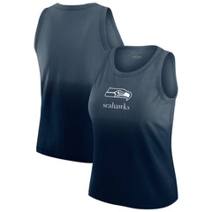 Seattle Seahawks WEAR by Erin Andrews x Gracie Hunt Women's Ombre Tank Top