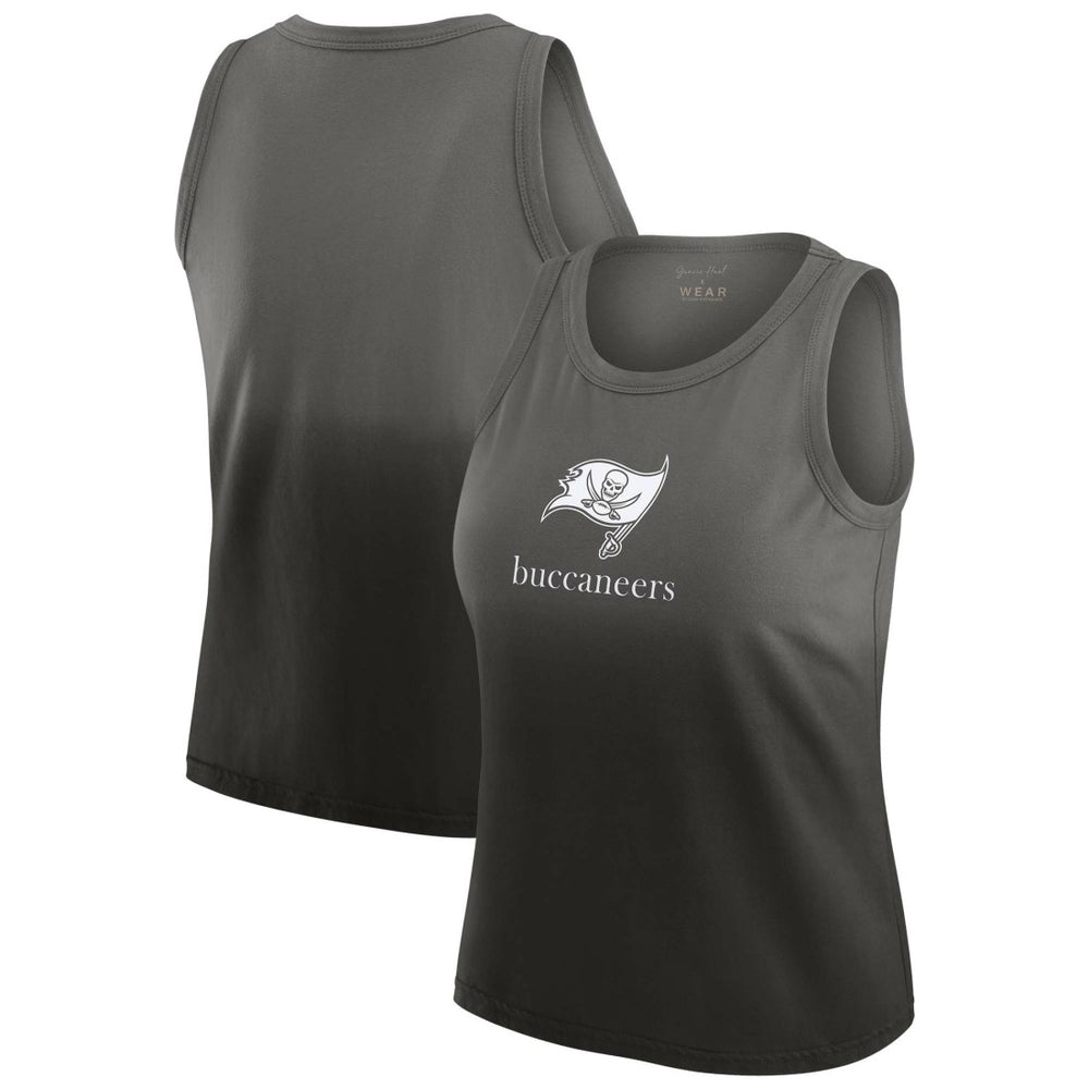Tampa Bay Buccaneers WEAR by Erin Andrews x Gracie Hunt Women's Ombre Tank Top