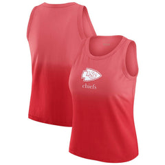 Kansas City Chiefs WEAR by Erin Andrews x Gracie Hunt Women's Ombre Tank Top