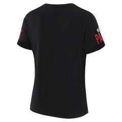New England Patriots WEAR by Erin Andrews x Gracie Hunt Women's Draft Me Lace-Up T-Shirt