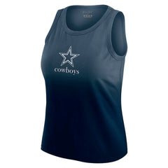 Dallas Cowboys WEAR by Erin Andrews x Gracie Hunt Women's Ombre Tank Top