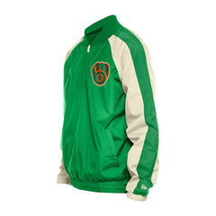 Milwaukee Brewers New Era St. Patrick's Day Ripstop Raglan Quarter-Zip Windbreaker | MLB US