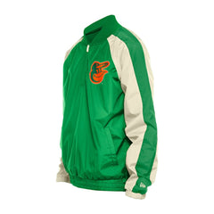 Baltimore Orioles New Era St. Patrick's Day Ripstop Raglan Quarter-Zip Windbreaker | MLB For sale