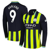 Erling Haaland Manchester City 2024/25 Away Replica Long Sleeve Player Jersey Navy - Puma