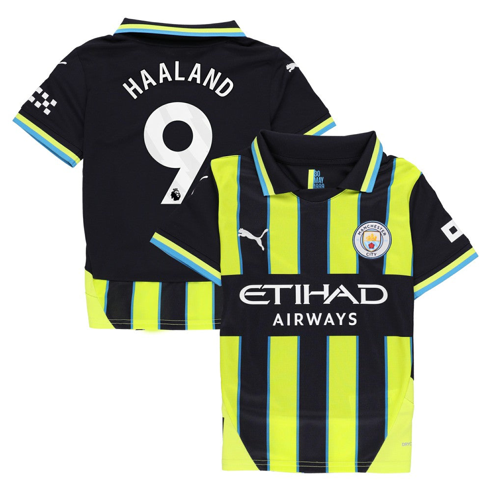 Erling Haaland Manchester City Youth 2024/25 Away Replica Player Jersey Navy - Puma