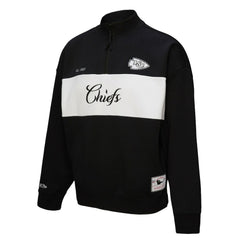 Kansas City Chiefs Mitchell & Ness Women's Quarter-Zip Jacket