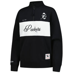 Green Bay Packers Mitchell & Ness Women's Quarter-Zip Jacket