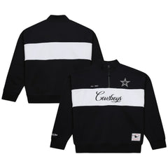 Dallas Cowboys Mitchell & Ness Women's Quarter-Zip Jacket