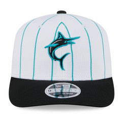 Miami Marlins New Era 2025 Batting Practice 9SEVENTY Stretch-Snap Trucker Hat | MLB Shop