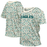 Philadelphia Eagles New Era Women's Glam Game Floral Scoop Neck T-Shirt