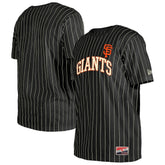 San Francisco Giants New Era Throwback Pinstripe T-Shirt | MLB Discount