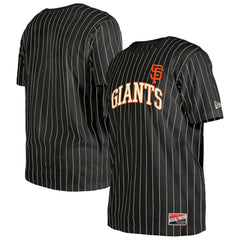 San Francisco Giants New Era Throwback Pinstripe T-Shirt | MLB Discount