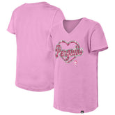 Pittsburgh Penguins New Era Girl's Youth Flip Sequin V-Neck T-Shirt Sale