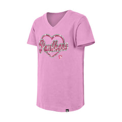 Florida Panthers New Era Girl's Youth Flip Sequin V-Neck T-Shirt On Sale