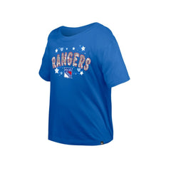 New York Rangers New Era Girl's Youth Flip Sequin T-Shirt Online