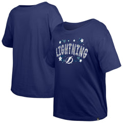 Tampa Bay Lightning New Era Girl's Youth Flip Sequin T-Shirt Online
