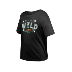 Minnesota Wild New Era Girl's Youth Flip Sequin T-Shirt Discount