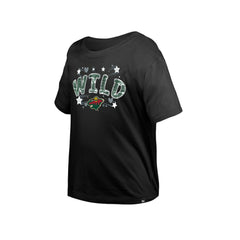 Minnesota Wild New Era Girl's Youth Flip Sequin T-Shirt Discount