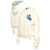 Vegas Golden Knights New Era Women's Glam Game Quarter-Zip Cropped Floral Hoodie Pullover Sale