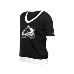Colorado Avalanche New Era Women's Game Day Rhinestuds T-Shirt Outlet
