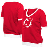 New Jersey Devils New Era Women's Game Day Rhinestuds T-Shirt Discount