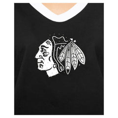 Chicago Blackhawks New Era Women's Game Day Rhinestuds T-Shirt Discount