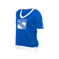 New York Rangers New Era Women's Game Day Rhinestuds T-Shirt Discount