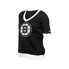 Boston Bruins New Era Women's Game Day Rhinestuds T-Shirt Online