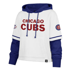 Chicago Cubs '47 Women's Trifecta Shortstop Cropped Pullover Hoodie | MLB Sale
