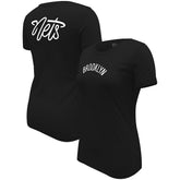 Brooklyn Nets Stadium Essentials Women's Origins Script T-Shirt On Sale