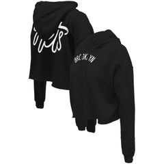 Brooklyn Nets Stadium Essentials Women's Origins Script Cropped Pullover Hoodie Online