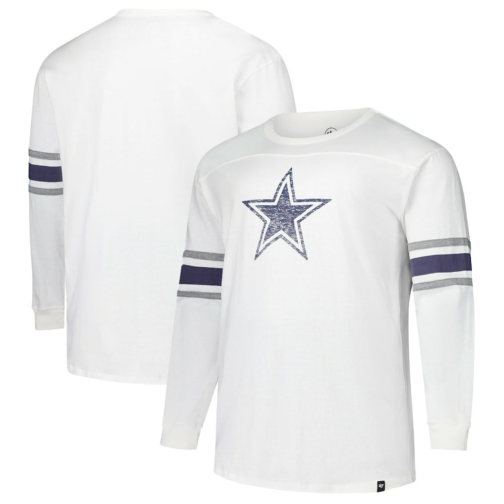 Dallas Cowboys 47 brand '47 Big & Tall Premier Brex Long Sleeve T-Shirt