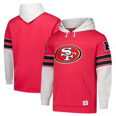 San Francisco 49ers 47 brand '47 Big & Tall Lacer Pullover Hoodie