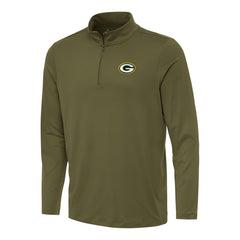 Green Bay Packers Antigua Reprocess Quarter-Zip Top