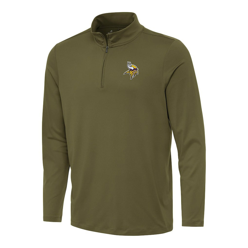 Minnesota Vikings Antigua Reprocess Quarter-Zip Top