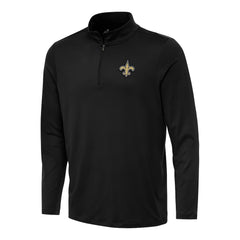 New Orleans Saints Antigua Reprocess Quarter-Zip Top