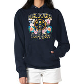 Denver Nuggets G-III 4Her by Carl Banks Women's Flowers Team Logo Graphic Fleece Pullover Hoodie sale On Sale